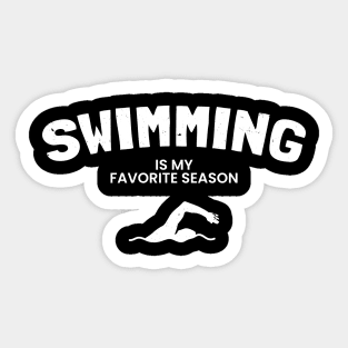 swimming Sticker